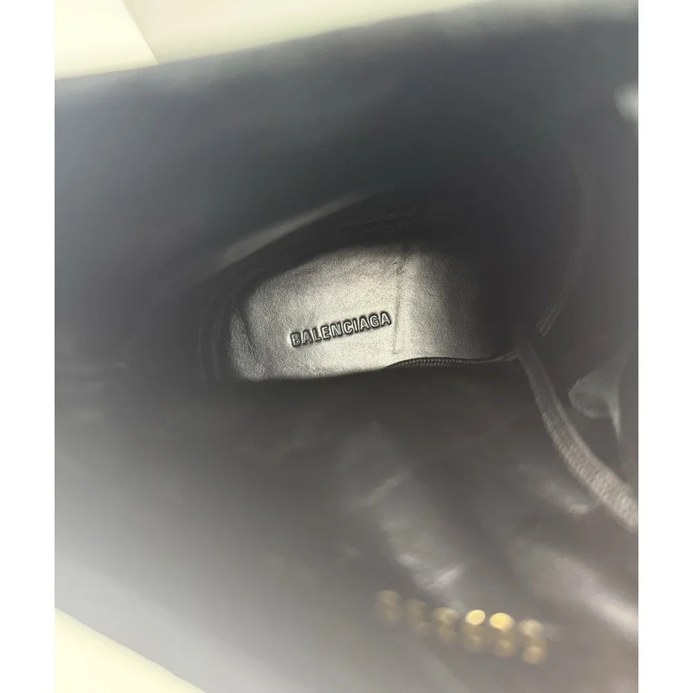 Balenciaga Strike Lace Up Graffiti Boots Size 9 US 42 EU - Picture 8 of 9